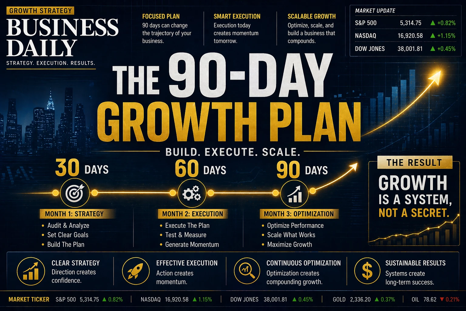 90-day growth plan